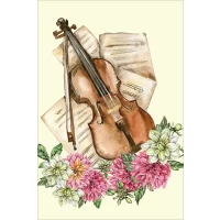 Music postcard