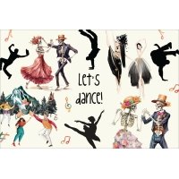Postcard series | Let's dance!