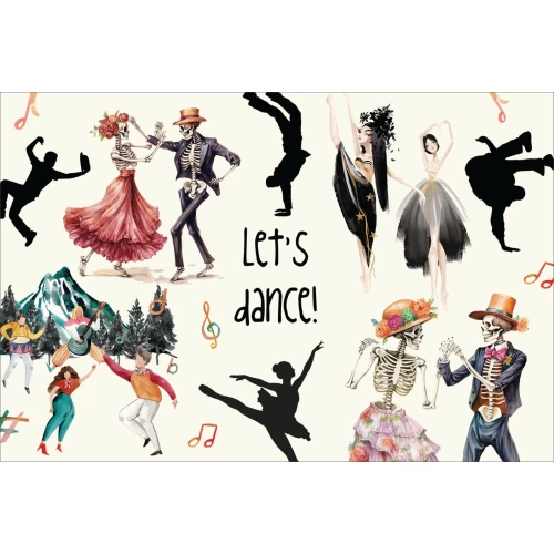 Postcard series | Let's dance!