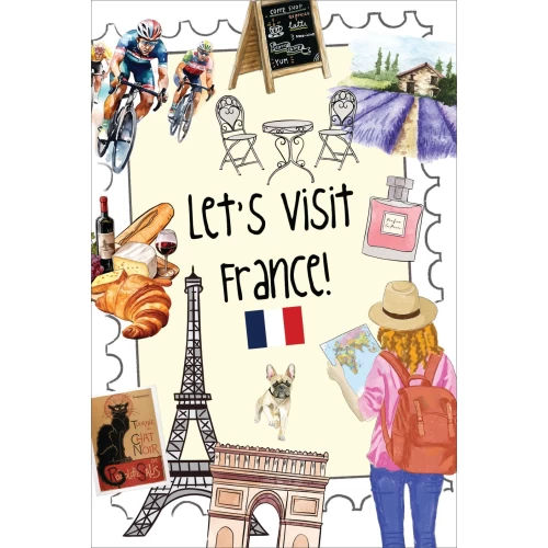 Let's visit France! | Postcard series