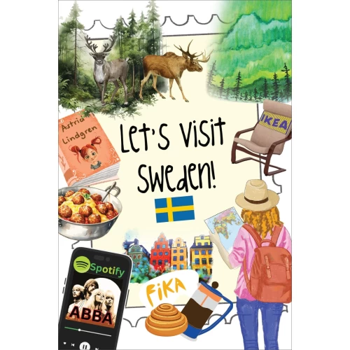Let's visit Sweden! | Postcard series