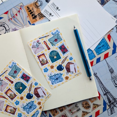 Sticker sheet #137: Mail lovers, MIDI