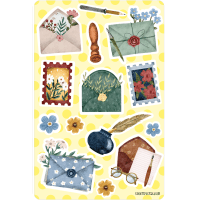 sticker sheet | mail lover