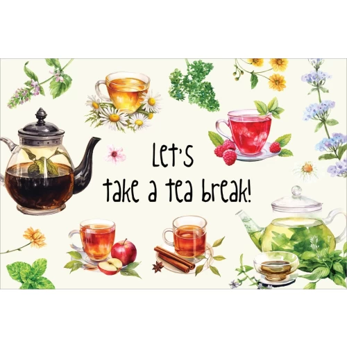 Postcard #1750 | Let’s Take a Tea Break