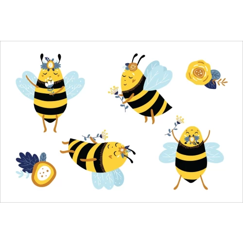 Postcard #1755 | Funny Bees