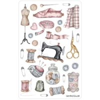 Sticker sheet #146: Sewing, MIDI