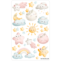 Sticker sheet #147: Boho weather, MIDI