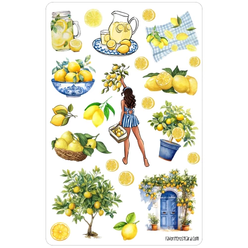 Sticker sheet #156: Lemons, MIDI