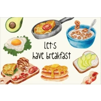 Postcard #1782 | Let’s have Breakfast