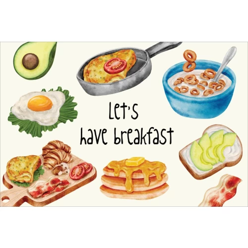 Postcard #1782 | Let’s have Breakfast