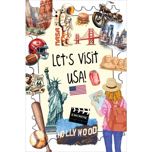 Let's visit... postcard series no. 09 | Let's visit USA!