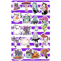 Sticker sheet #164: Funny Halloween, MAXI
