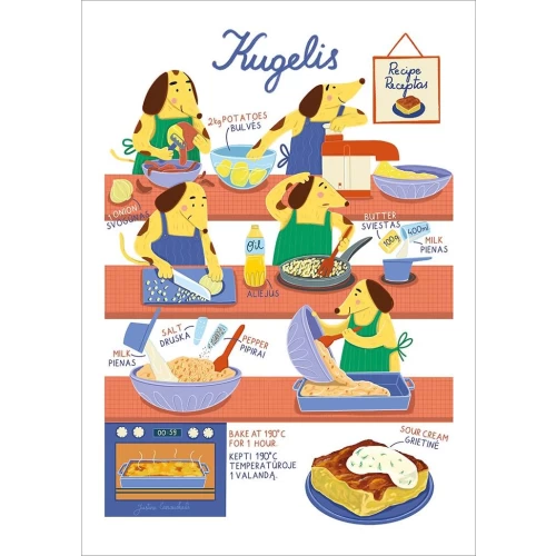 Chestnut&Pie postcard #013: Kugelis