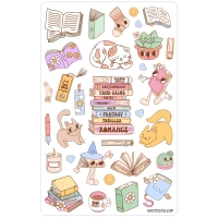 Sticker sheet #178: Read and Chill, MAXI