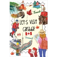 Let's visit... postcard series no. 13 | Let's visit Canada!