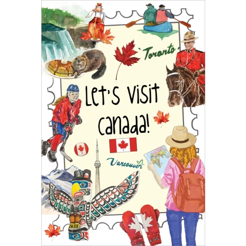 Let's visit... postcard series no. 13 | Let's visit Canada!