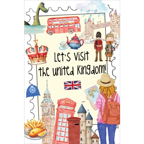 Let's visit... postcard series no. 14 | Let's visit the United Kingdom!