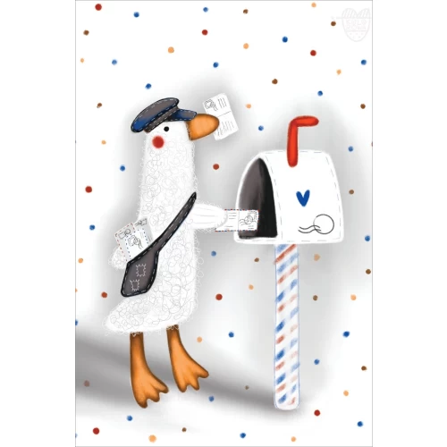 Postcard #2079 | The Goose Mailman