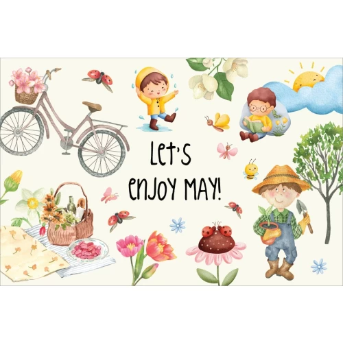 Let's enjoy... postcard series #05: Let's enjoy May!