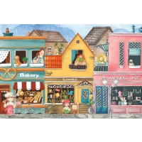 Postcard #2110 | A Cozy Street Scene