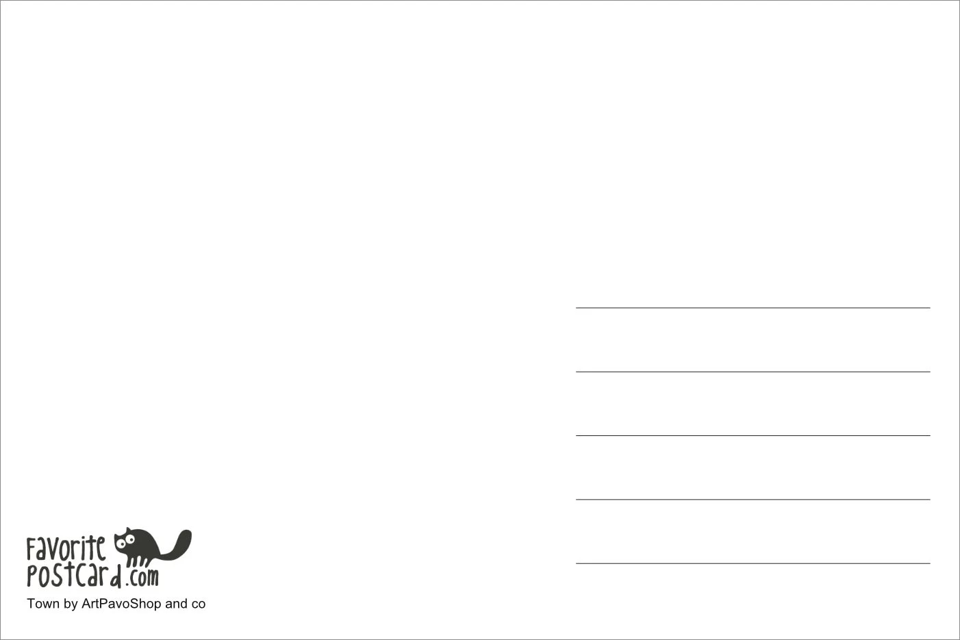 Postcard #2110 | A Cozy Street Scene - Image 2