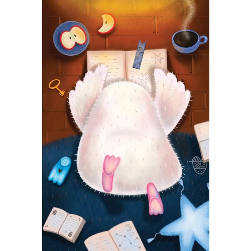 Postcard #2118 | Reading Owl