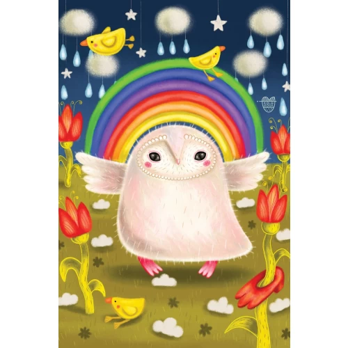 Postcard #2124 | Spring Owl