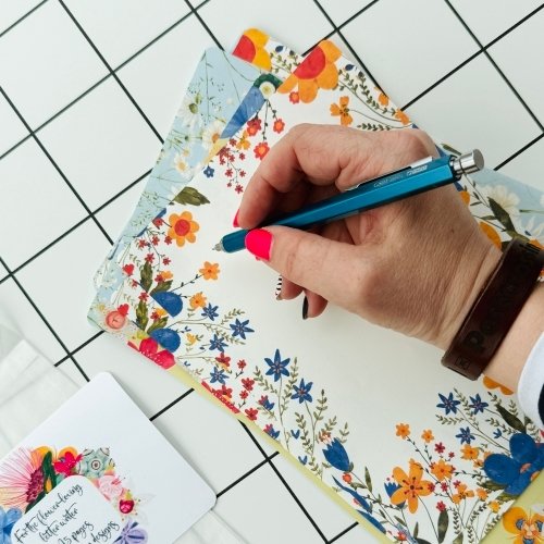 Floral Letter Writing Set | 15 A5 Sheets (3 Designs) - Image 2