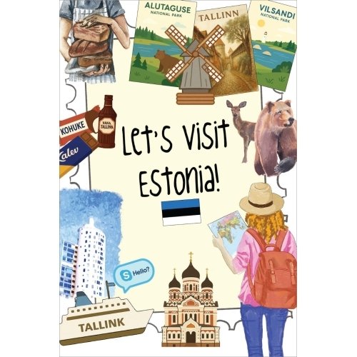 Let's visit... postcard series no. 15 | Let's visit the Estonia
