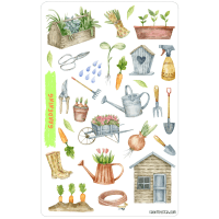 Sticker sheet #211: Gardening, MAXI