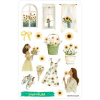 Sticker sheet #215: Sunflowers