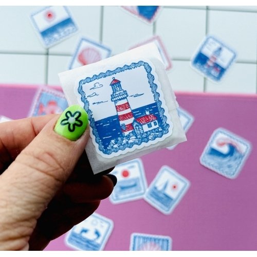 Sea Post | Die-Cut Sticker Set - Image 2