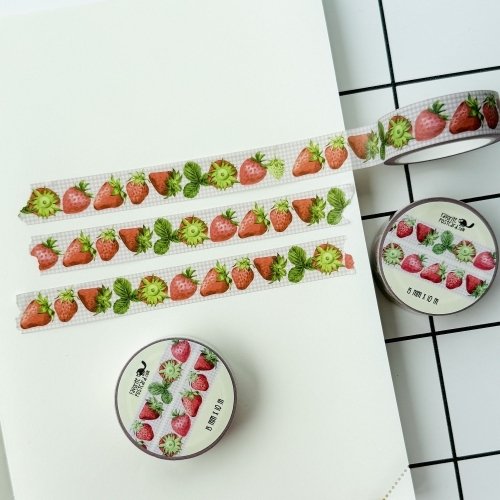 Washi tape #114: Strawberry - Image 3