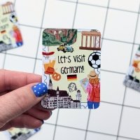 Fridge magnet – Let's visit Germany!