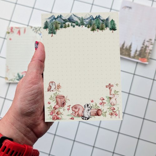 Memo pad: Forest Animals