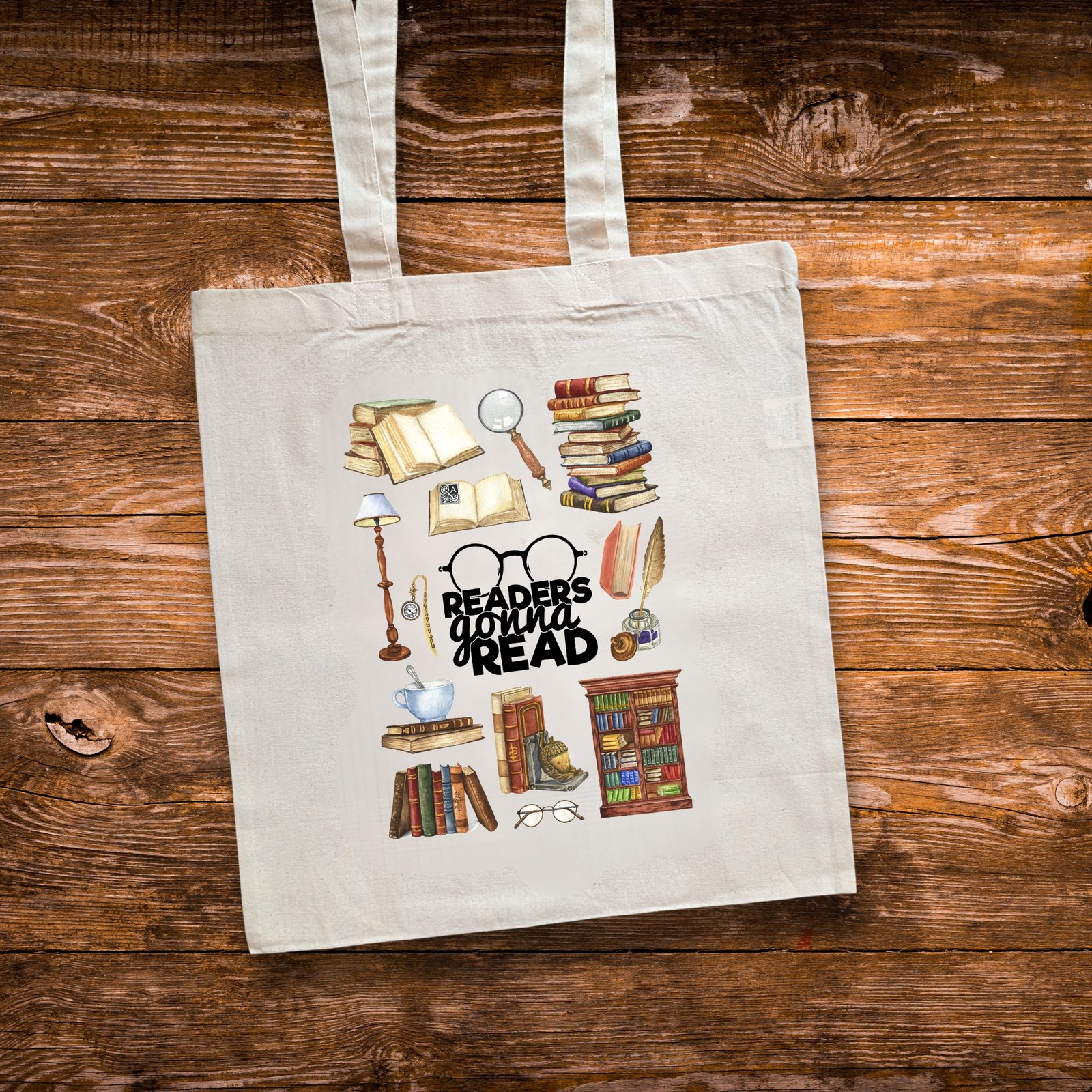 Canvas Tote Bag: Readers Gonna Read