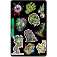 Sticker sheet #227: Zombies