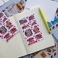 Sticker sheet #228: Autumn Houses