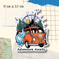 Vinyl sticker #076: Maybe Adventure. Definitely Mountains