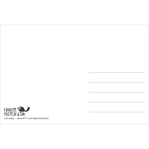 Let's enjoy... postcard series #11: Let's enjoy November! - Image 2