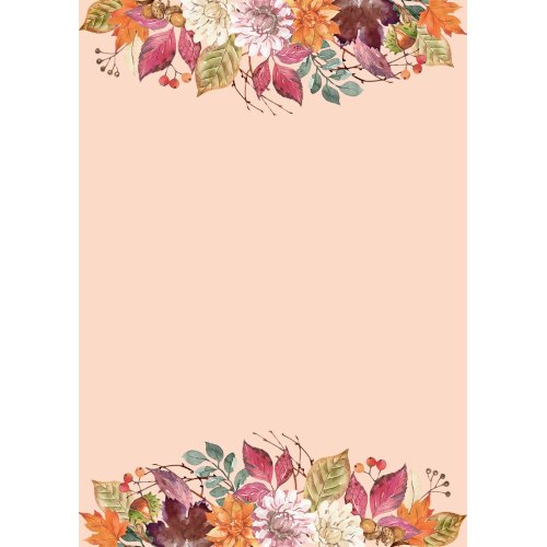 Memo pad: Autumn Flowers - Image 2