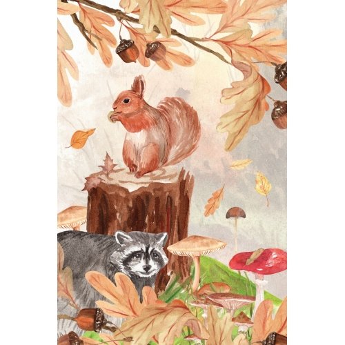5 Postcard Set: Autumn in the forest - Image 3