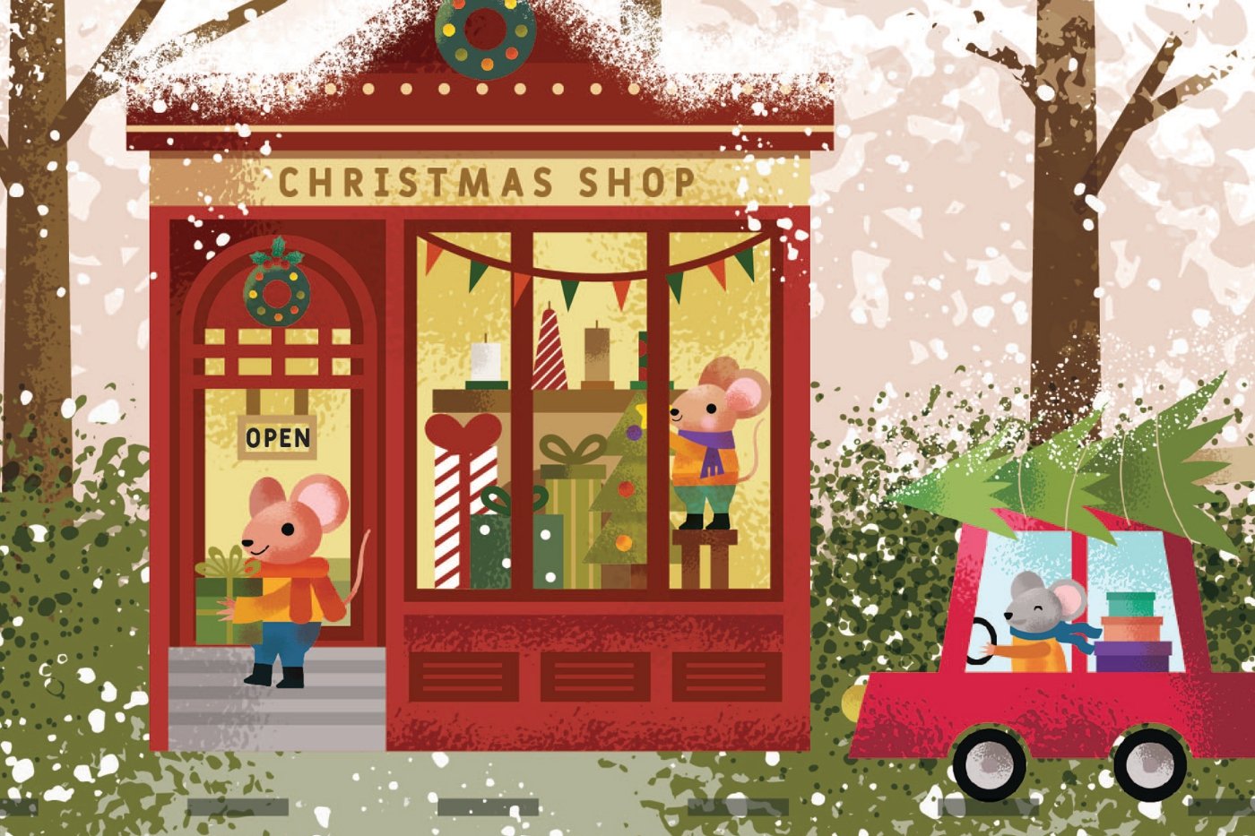 Postcard #2260: Christmas postcard