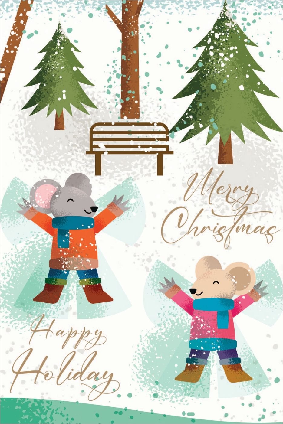 Postcard #2261: Christmas postcard