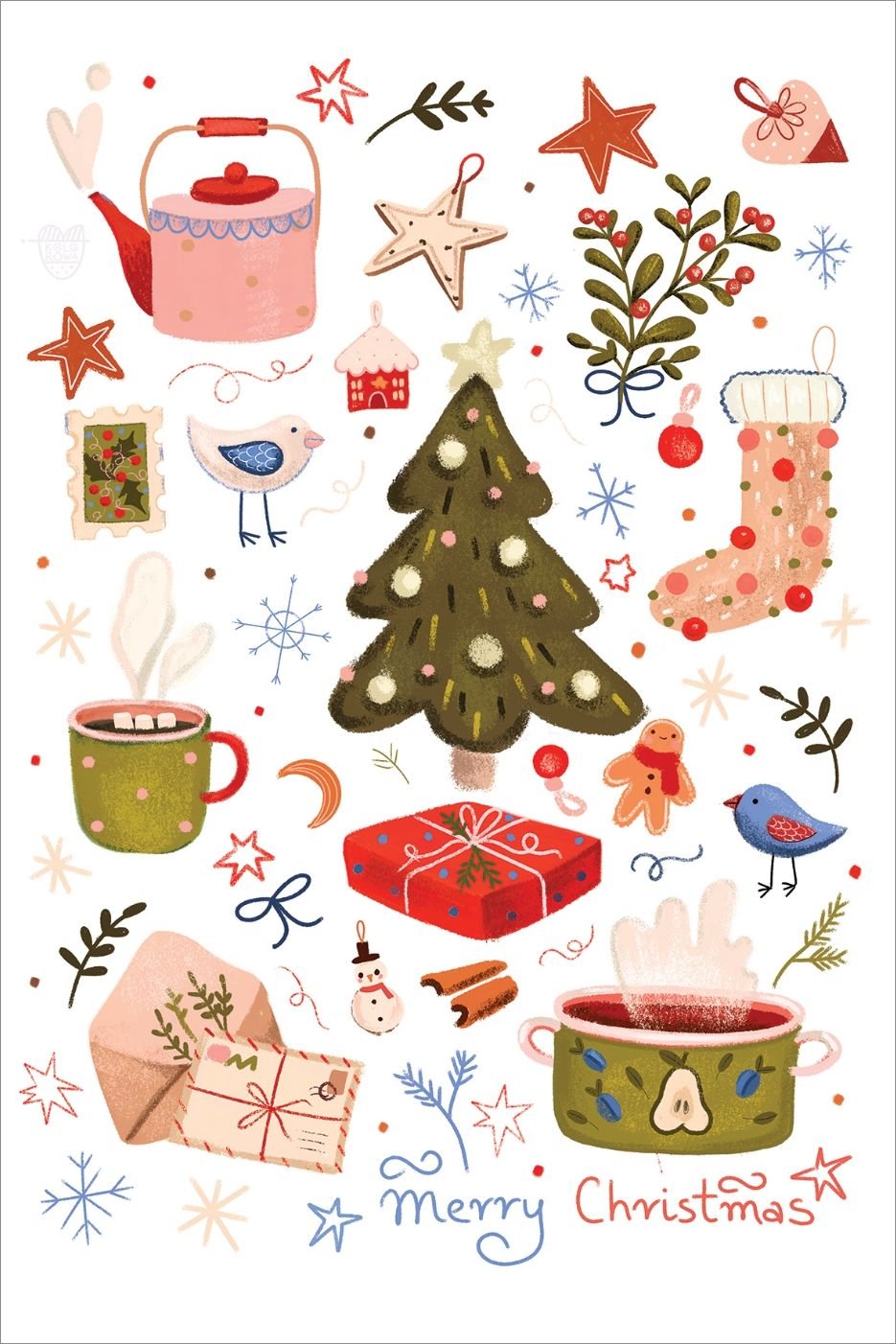 Postcard #2272: Christmas Postcard