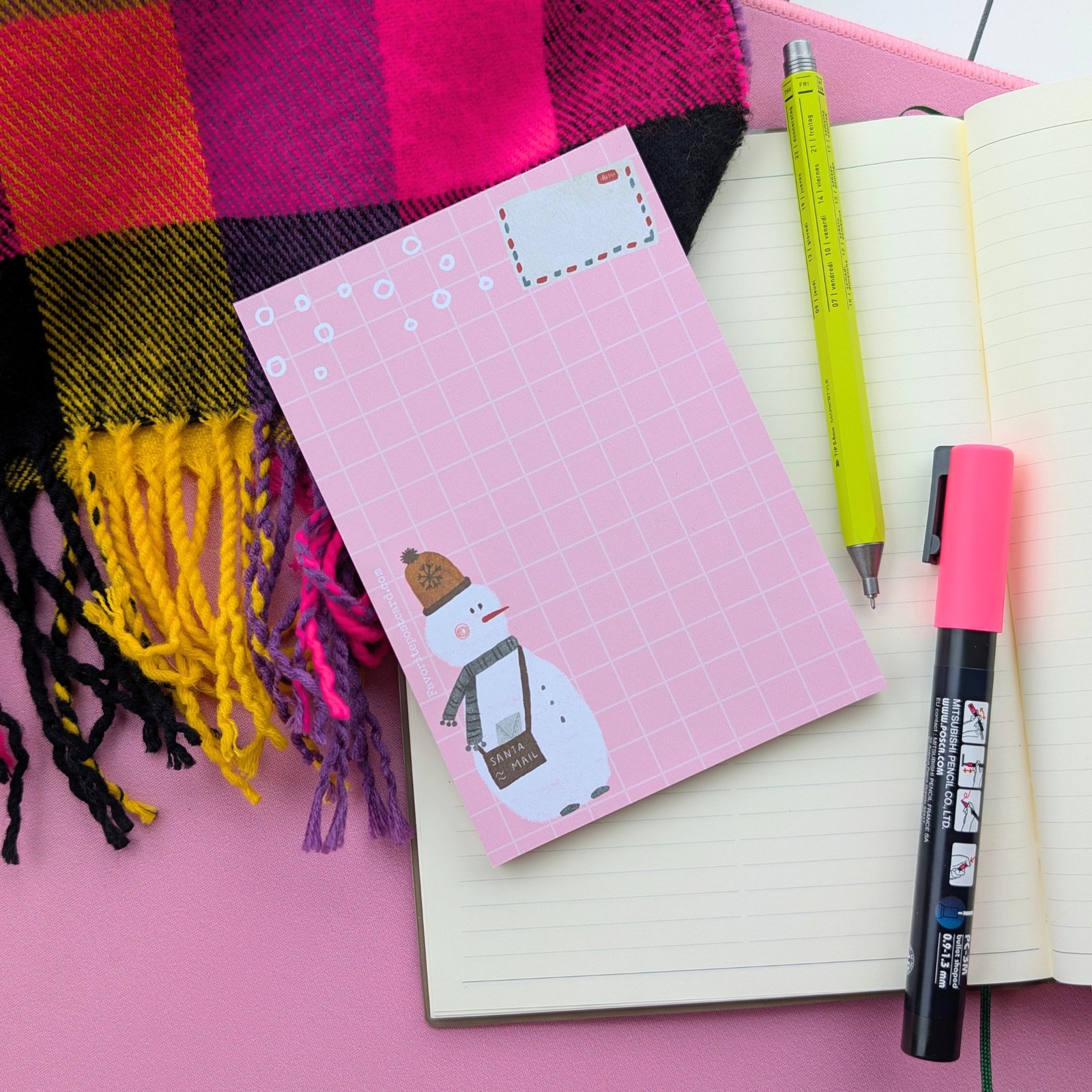 Memo pad: Snowman - Image 2