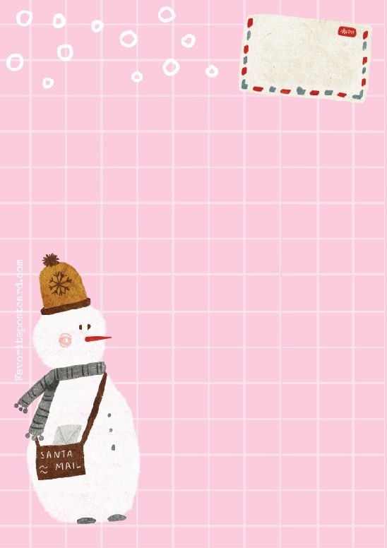 Memo pad: Snowman - Image 3