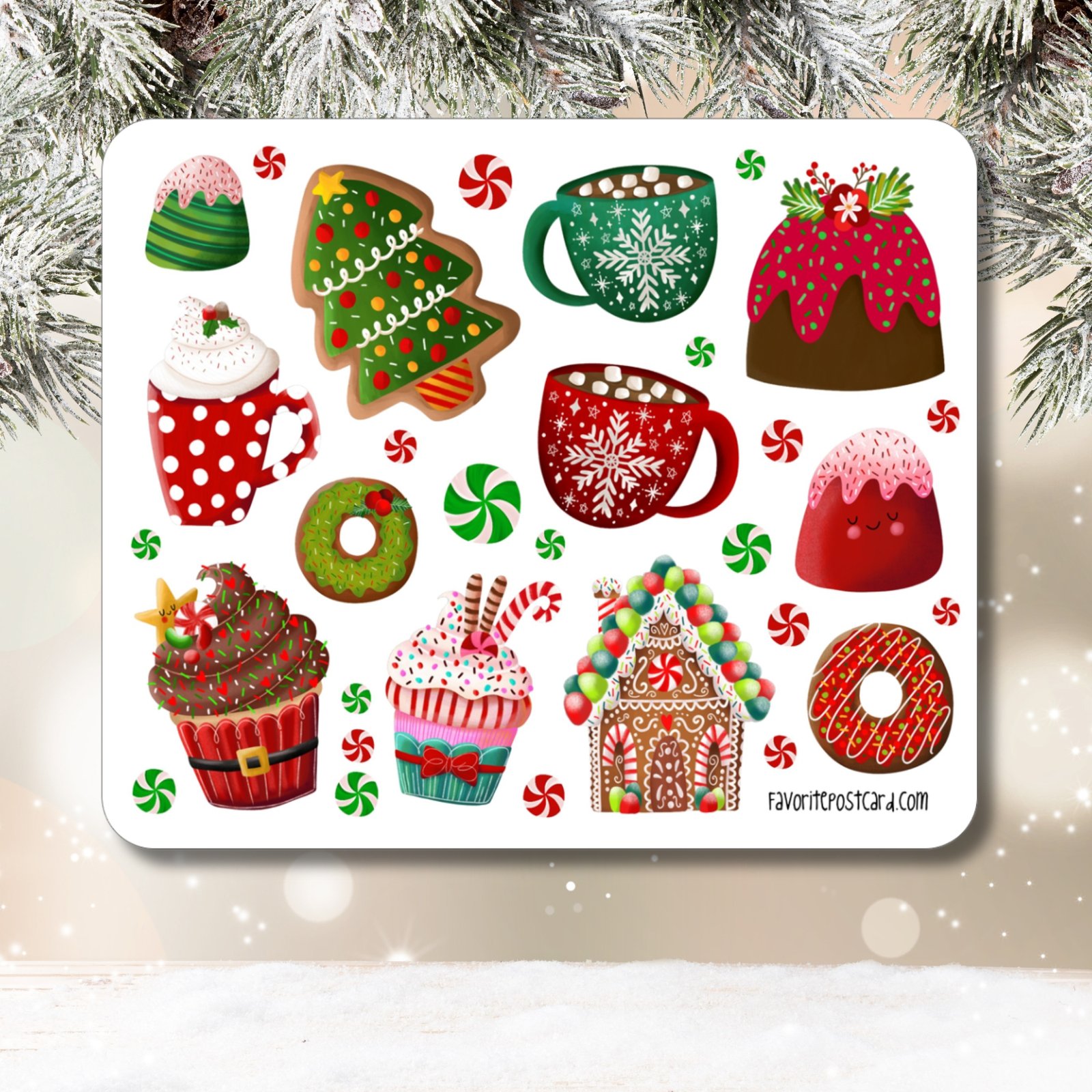 Sticker sheet #235: Sweet Christmas, MINI