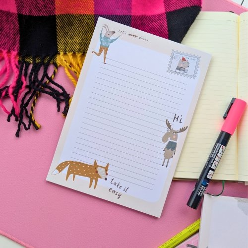A5 size Notepad/Letter pad: Take It Easy