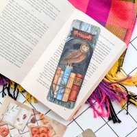 Bookmark #90: Owl in the Forest Library